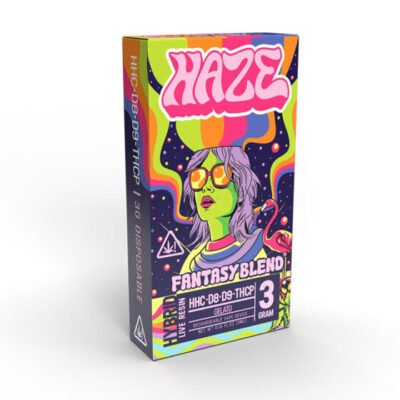 Haze Fantasy Blend HHC + Delta 8 + Delta 9 + THCP THC Vape Pen 3g - Gelato (Hybrid)