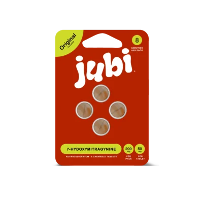 Jubi Advanced Kratom Chewable Tablets – 200mg Pack (4ct)