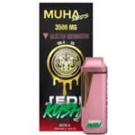 Muha Meds THCa Delta-9 THC Melted Diamonds Disposable Vape 3.5g Jedi Kush