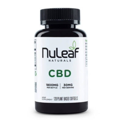 NuLeaf Naturals Full Spectrum CBD Capsules 1800mg