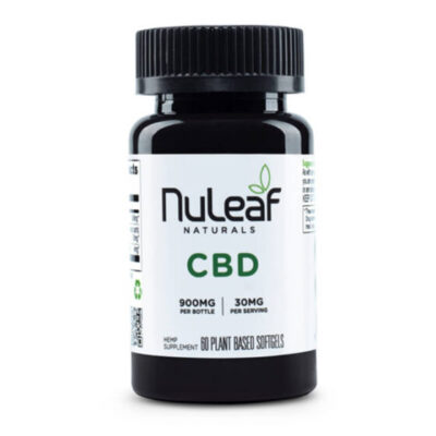 NuLeaf Naturals Full Spectrum CBD Capsules 900mg