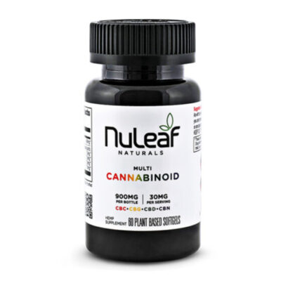 NuLeaf Naturals Full Spectrum CBD Softgels with CBC + CBG + CBN 900mg