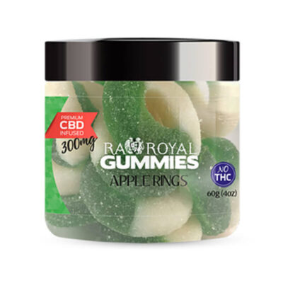 RA Royal CBD Apple Rings CBD Gummies 300mg