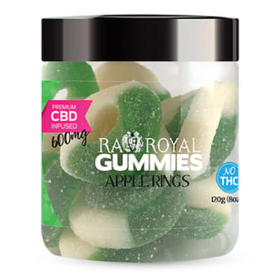 RA Royal CBD Apple Rings CBD Gummies 600mg