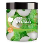 RA Royal CBD Delta 8 THC + CBD Gummies Apple