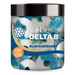 RA Royal CBD Delta 8 THC + CBD Gummies Blue Rasberry