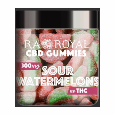 RA Royal CBD Sour Watermelon CBD Gummies 300mg