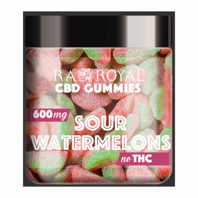 RA Royal CBD Sour Watermelon CBD Gummies 600mg