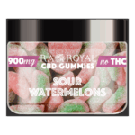 RA Royal CBD Sour Watermelon CBD Gummies 900mg