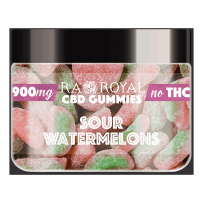 RA Royal CBD Sour Watermelon CBD Gummies 900mg