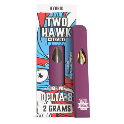 Two Hawk Extracts Delta 8 THC Vape Pen 2g - Bomb Pop (Hybrid) Single