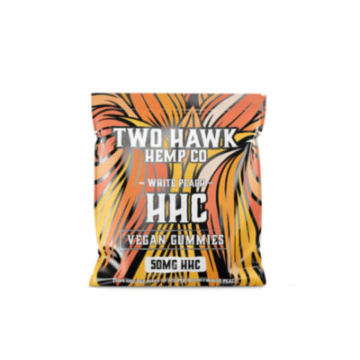 Two Hawk Extracts Vegan HHC Gummies – White Peach 2ct