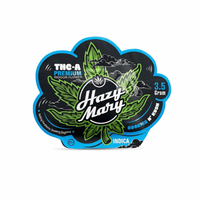 Hazy Mary THC-A Premium Indoor 3.5G Flower - Cookies N Cream