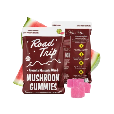 Road Trip “Amanita Muscaria” Mushroom 4ct Gummies - Peach