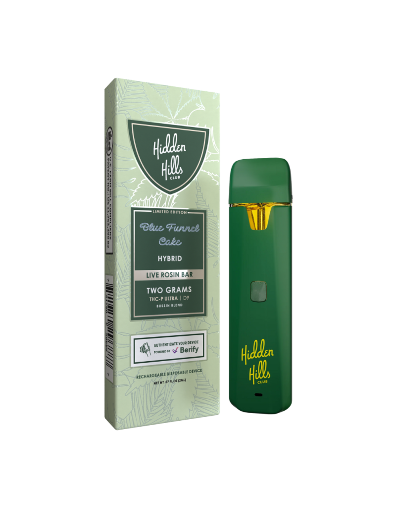 Hidden Hills 2G Live Rosin Bar Disposable Bussin Blend