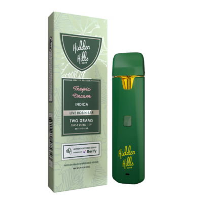 Hidden Hills 2G Live Rosin Bar Disposable Bussin Blend