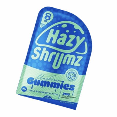 Hazy Shrumz Vegan Mushroom Gummies 8CT