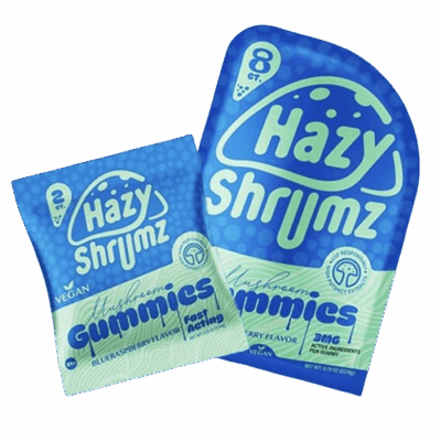 Hazy Shrumz Vegan Mushroom Gummies 8CT