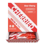 Cherried 1pc Edibles 20mg Delta 9 + THC + Gummies Sour Cherry