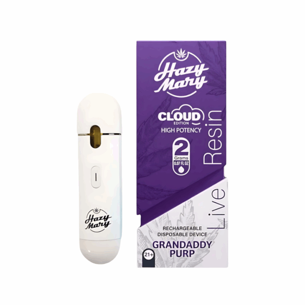 Hazy Mary 2g Live Resin Cloud Edition Disposable Vape - Buy - Destino Farms