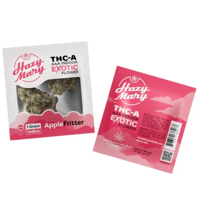 Hazy Mary Exotic THC-A AAA Indoor Flower Apple Fritter