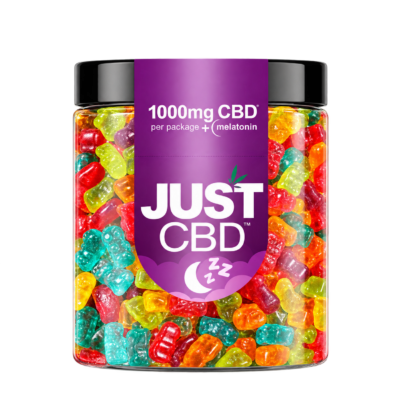 JustCBD CBD Gummies for Sleep with Melatonin 250mg - 500mg - 1000mg - 3000mg