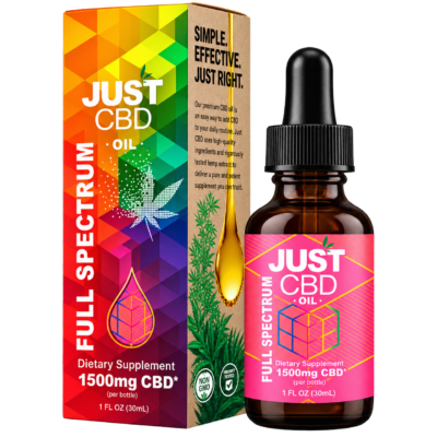 JustCBD Full Spectrum CBD Oil CBD 550mg | 1000mg | 1500mg