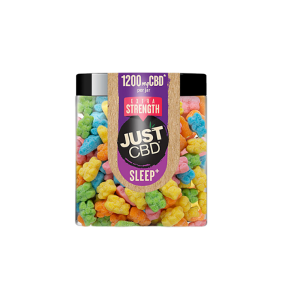 JustCBD Sour Bear CBD + CBN Extra Strength Sleep Gummies 300mg | 1200mg