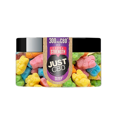 JustCBD Sour Bear CBD + CBN Extra Strength Sleep Gummies 300mg | 1200mg