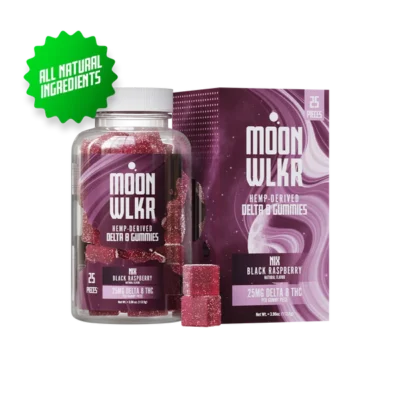 Moonwlkr Hemp-Derived 25mg Delta-8 THC Gummies