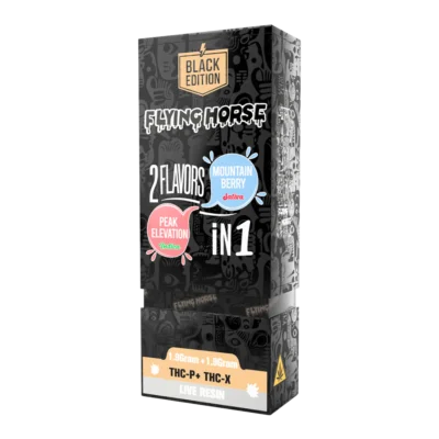 Flying Horse Black Edition 2in1 Disposable Mountain Berry Peak Elevation 3.8