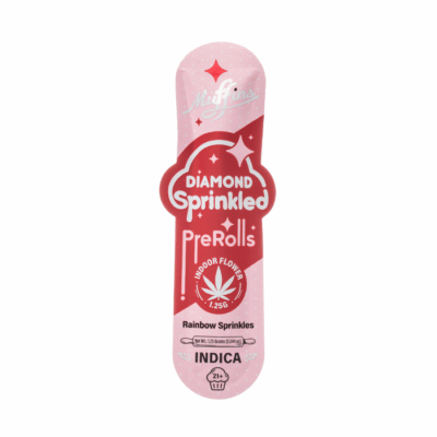 Muffins Diamond Sprinkled Prerolls 1.25G Rainbow Sprinkles