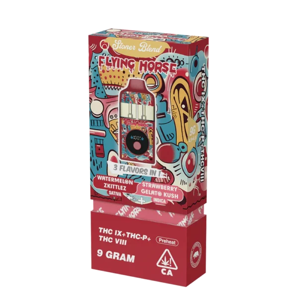 Flying Horse Stoner Blend 3-in-1 Disposable Vape 9g - Shop Now