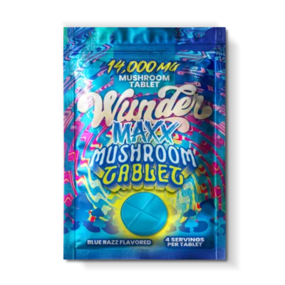 Wonder Maxx Mushroom Tablet 14000mg Blue Razz
