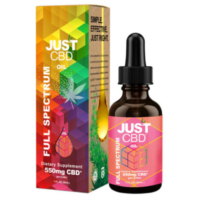 JustCBD Full Spectrum CBD Oil Tincture