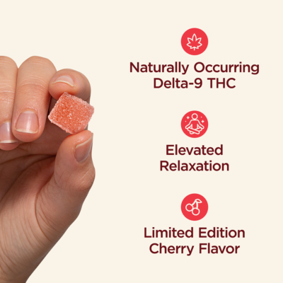 CBDistillery Very Cherry 5mg THC + 75mg CBD Elevated Relaxation Gummies - Cherry