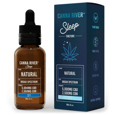 Canna River CBD Oil Sleep Tincture with CBN 60ml - Natural