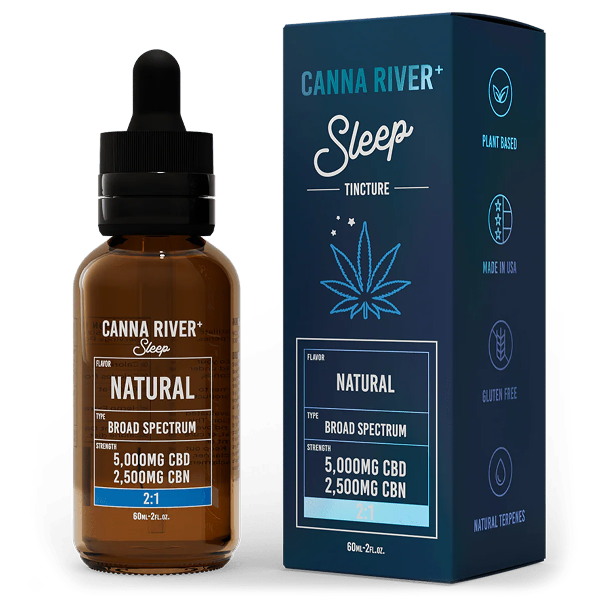 Canna River CBD Oil Sleep Tincture with CBN 60ml - Buy Online