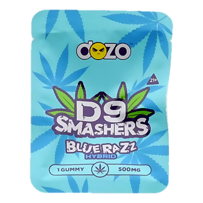 Dozo D9 Smashers THC Gummy 500mg 1 Count