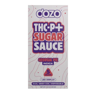 Dozo THC-P + Sugar Sause 5G Disposable Vape Georgia Pie