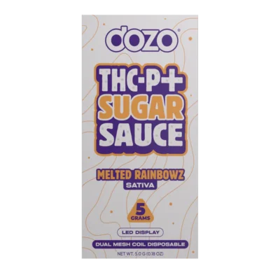 Dozo THC-P + Sugar Sause 5G Disposable Vape Melted Rainbowz