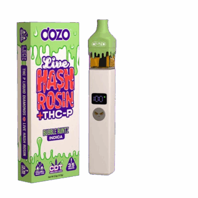 Dozo_Live_Hash_Rosin_THC-P_3.5g_Disposable_Vape_Bubble_Runtz