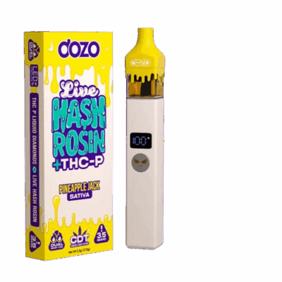 Dozo_Live_Hash_Rosin_THC-P_3.5g_Disposable_Vape_Pineapple