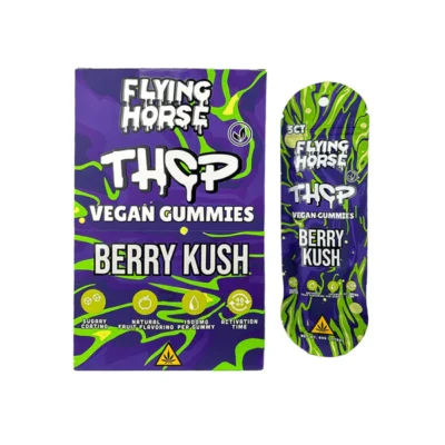 Flying Horse 1500mg THCp Vegan Gummies - Berry Kush