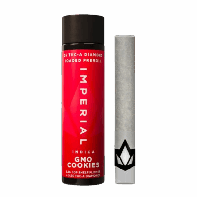 Imperial GMO Cookies THCA Diamond Loaded Preroll 2g | Indica Potency