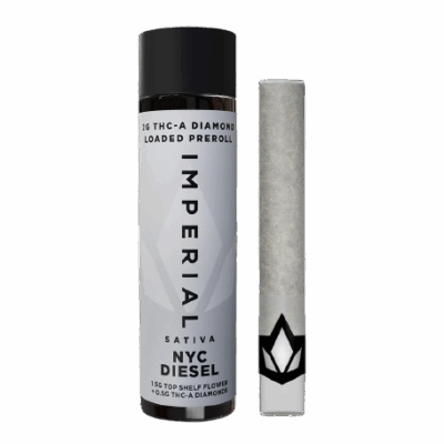 Imperial NYC Diesel THCA Loaded Preroll 2g | Sativa Potency