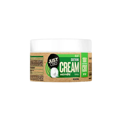 JustCBD CBD Relief Soothing Cream Original Unscented 500mg | 1000mg