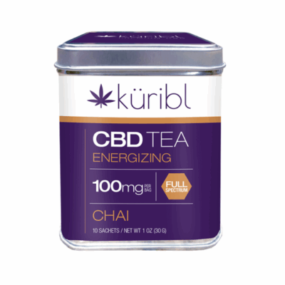 Küribl Full Spectrum CBD Tea with Energizing Chai - 10ct
