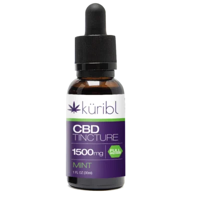 Kurible Full Spectrum-CBD Oil Tincture 1500mg Mint
