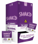 TKO Smak’d Exotic Blend Infused Delta9 THC Gummies 2000 MG